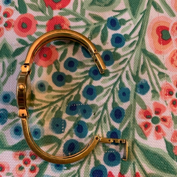 Ladies Gold Movado Watch - black face main image 4